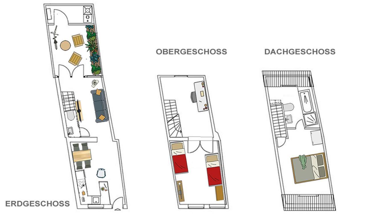 Altstadthaus "Schlaegertwiete Nr.3" 鲁纳 外观 照片